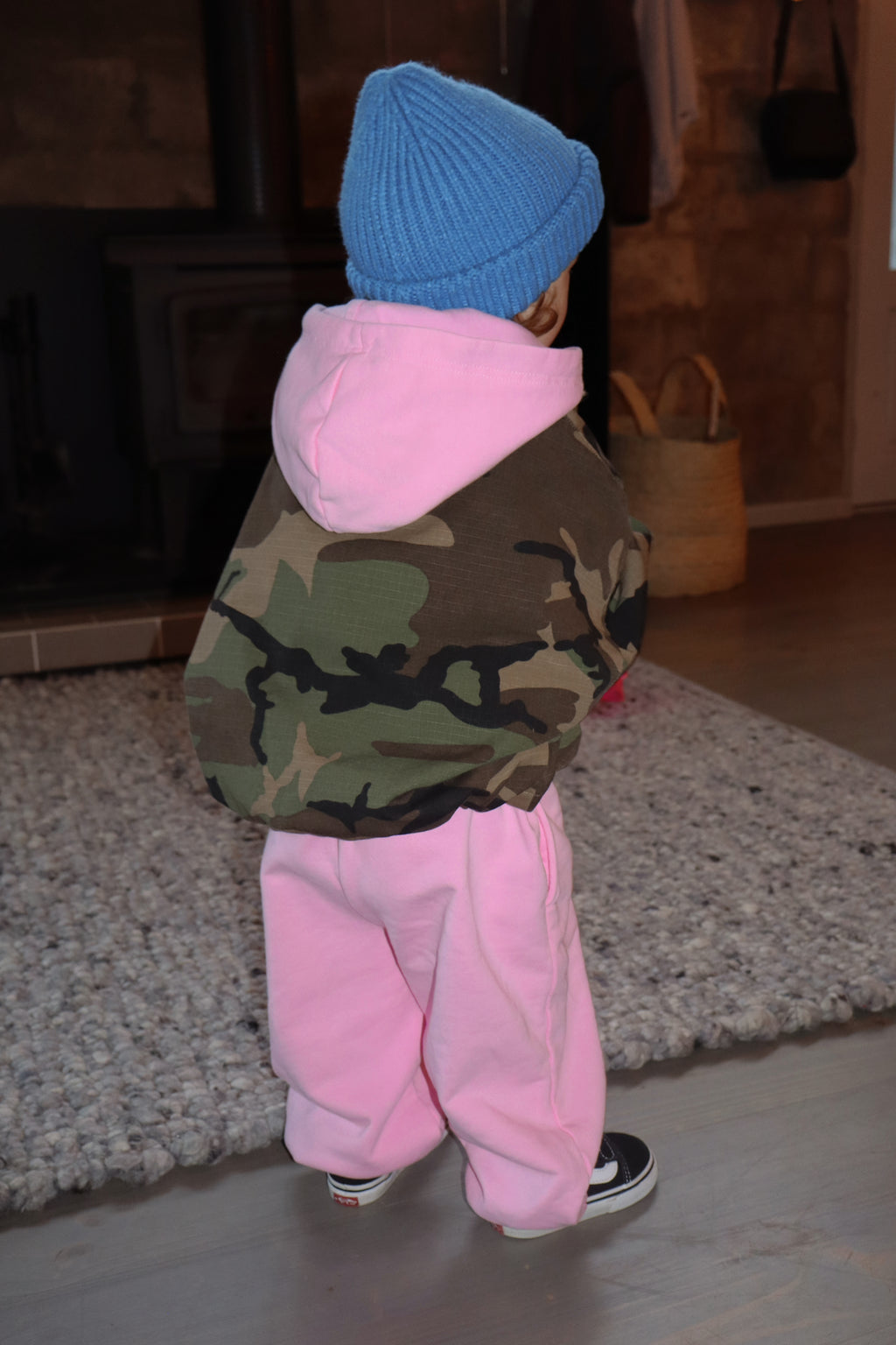 Pre Order - Camo 1/4 zip pullover