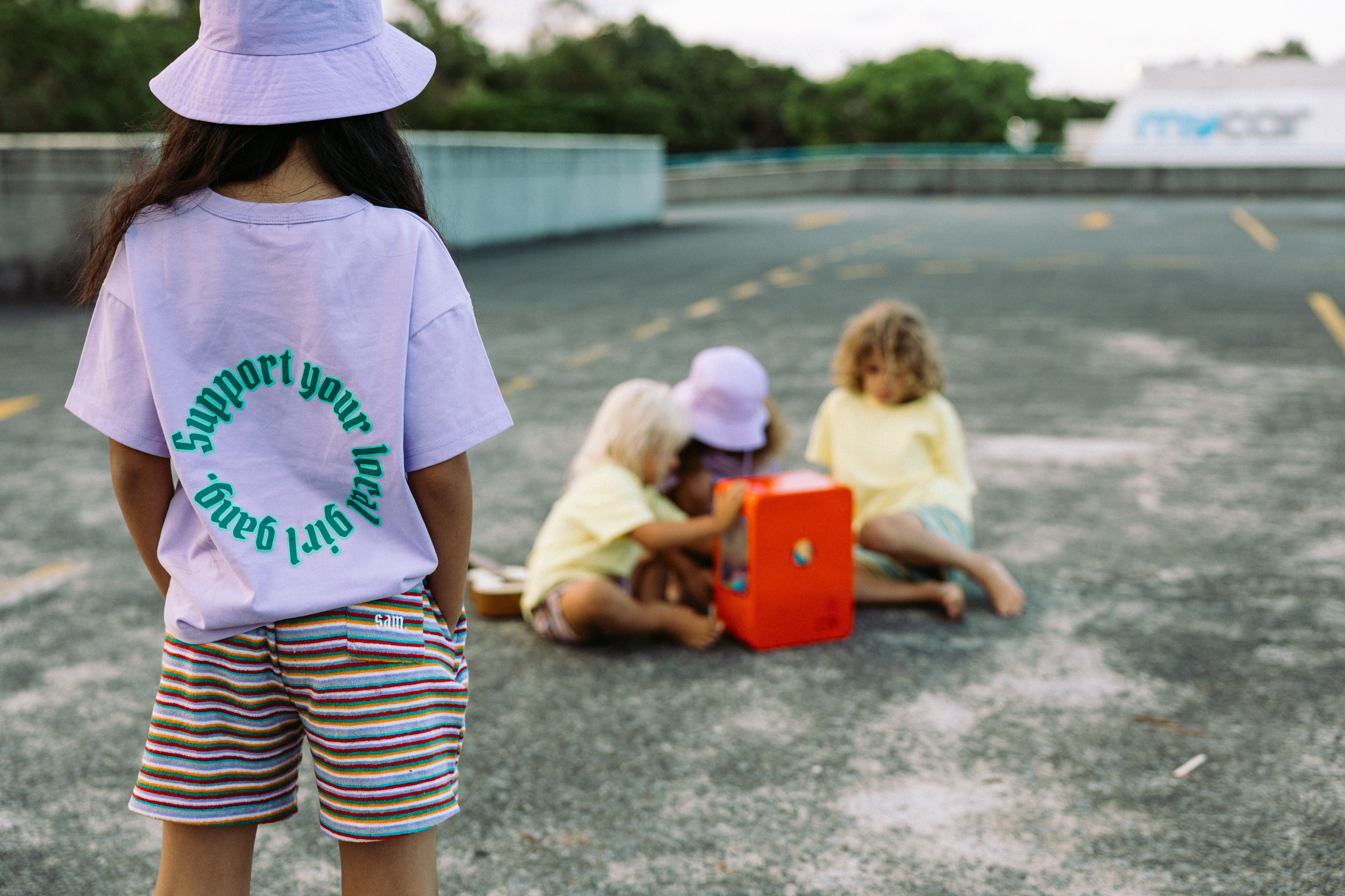 Support Your Local Girl Gang Tee – Lilac