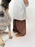 The Choccy Plaid Pant - PRE ORDER