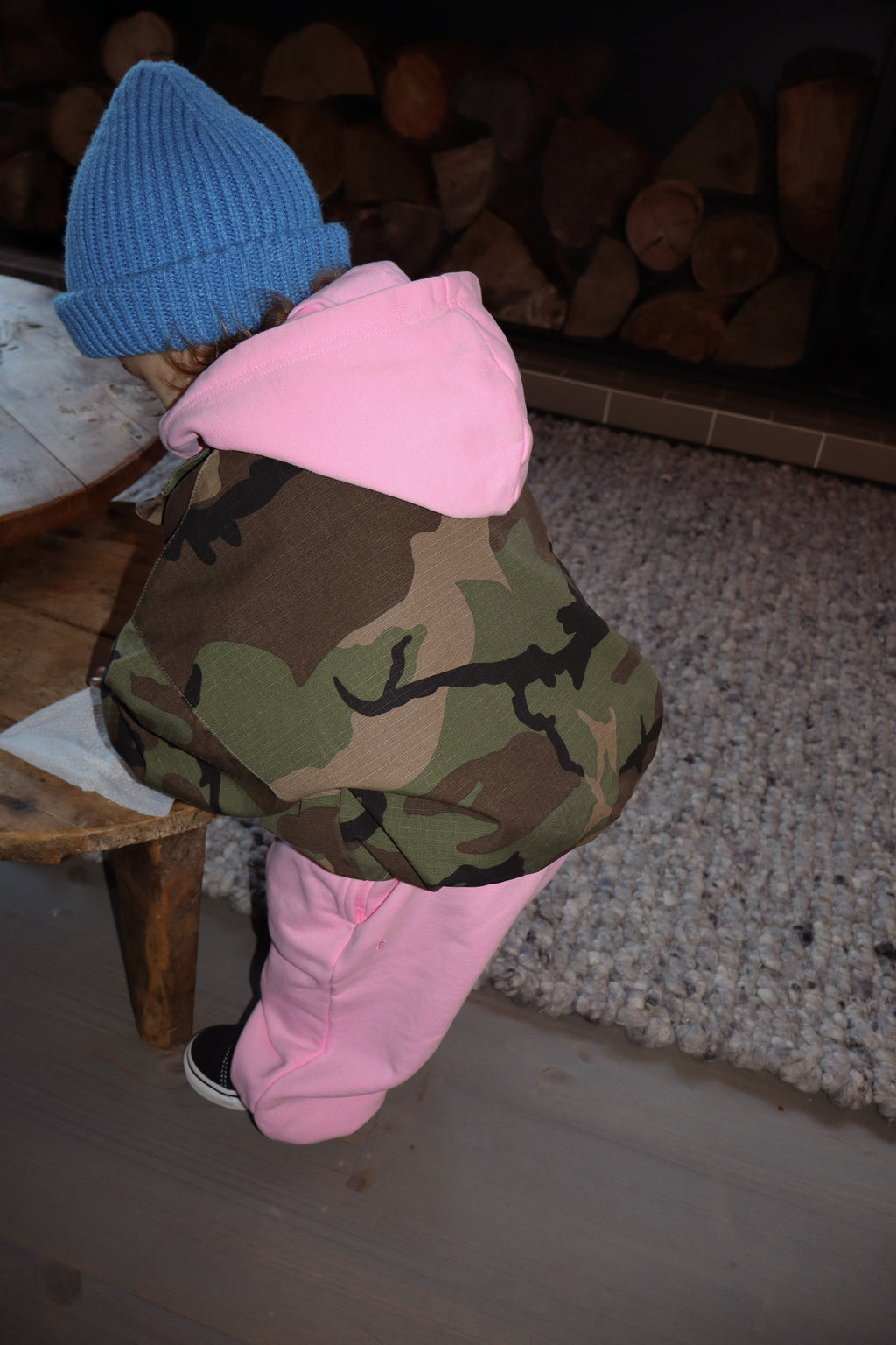 Pre Order - Camo 1/4 zip pullover