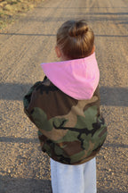 Pre Order - Camo 1/4 zip pullover