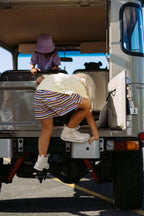 Tutti Fruiti Stripe Terry Shorts- Kids