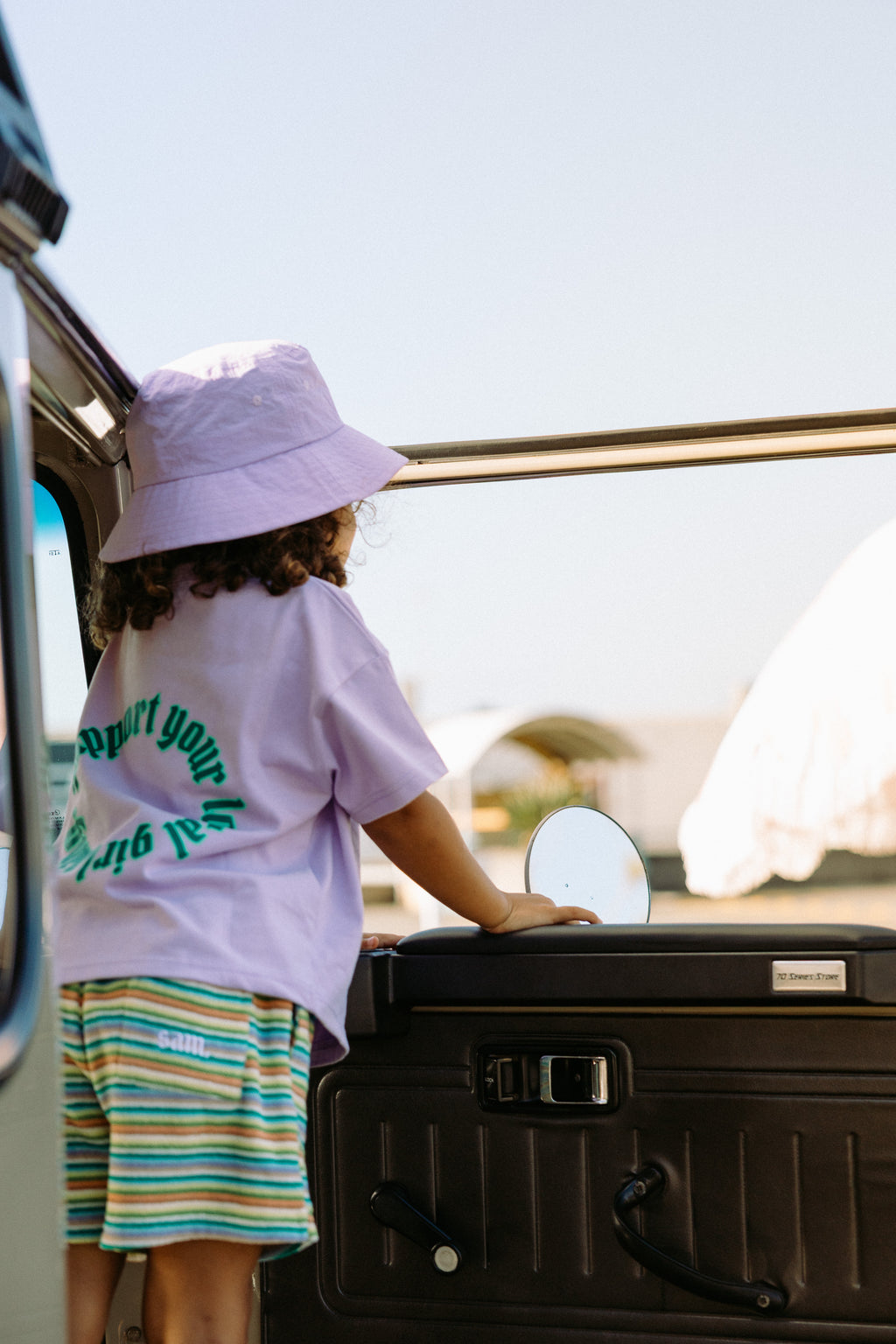 Support Your Local Girl Gang Tee – Lilac