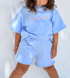 Relaxed Racer Shorts - Blue