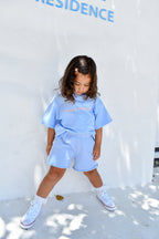 Relaxed Racer Shorts - Blue