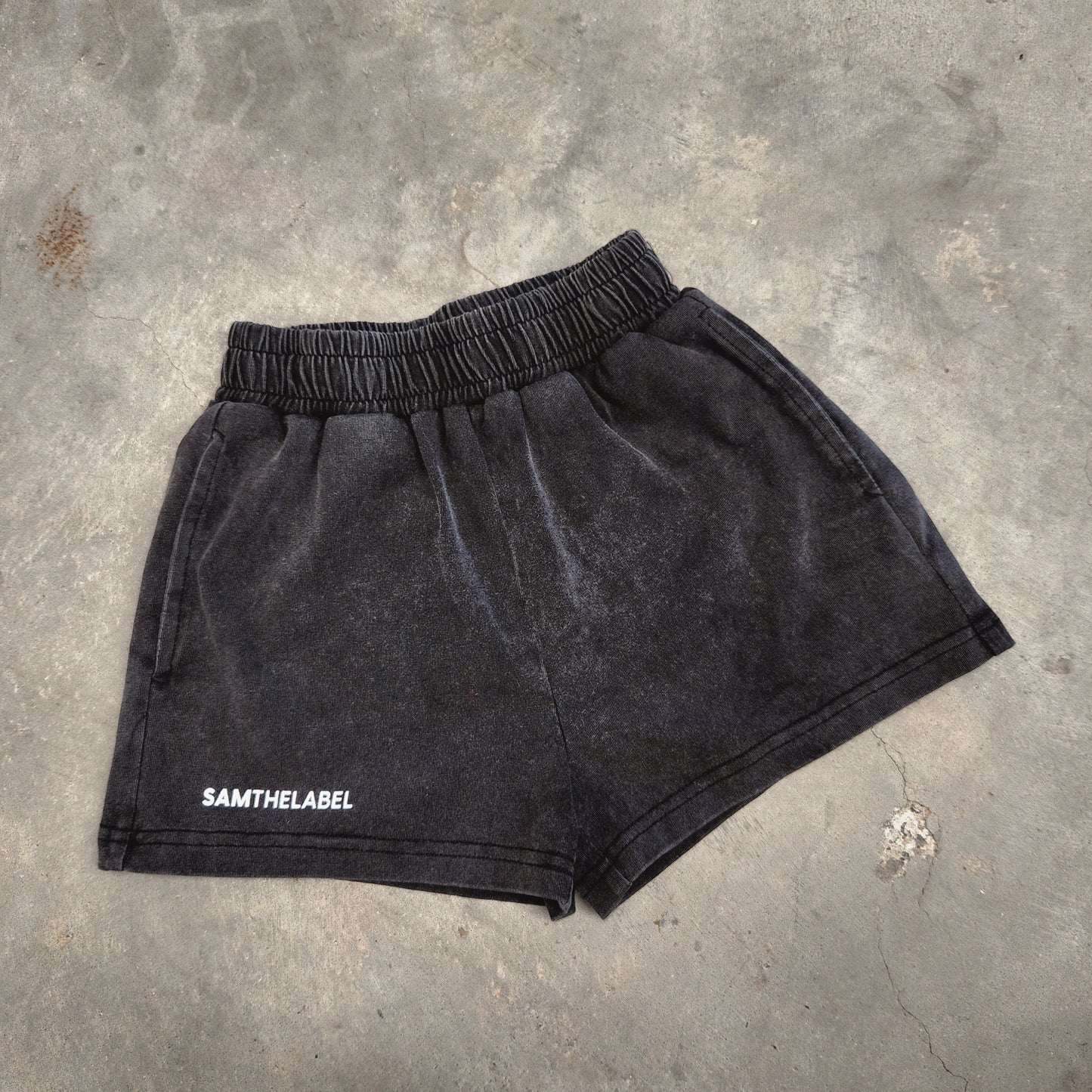 Classic shorts - Washed black